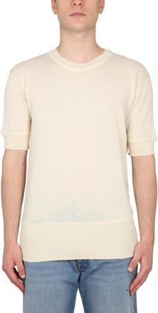 Maison Margiela Off White Knitted Sweater
