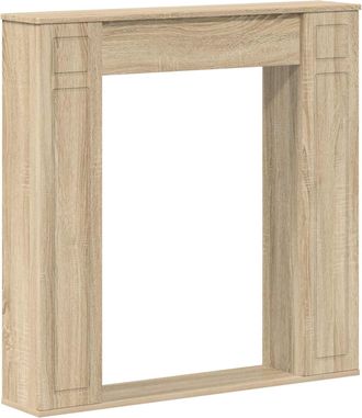 vidaXL Marco De Chimenea Roble Sonoma 100 X 20 X 100 Cm Vidaxl