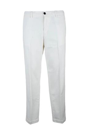 Liu Jo Liu -Jo Lyocell Cotton Stretch Trousers - White