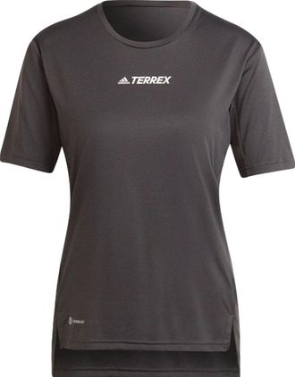 adidas (WMNS) adidas Terrex Multi T-Shirt Asia Sizing Black H53386