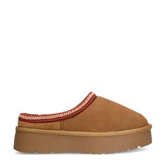 Sacha su&egrave;de clogs beige