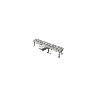 First Canale Sifonato Con Griglia Inox 1 Chiusino Misura: Mm Lungh. 600 X Largh. 100
