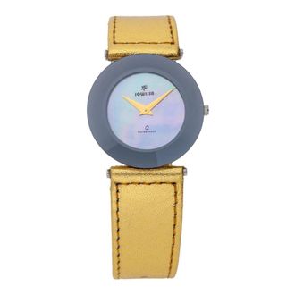 Jowissa I.0774.L Horloge - Dames - Horloges - Geel - ONE Size - Leer - Accessoires