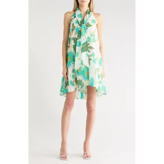 Diane Von F&uuml;rstenberg Jade Cotton & Silk Dress in Marlene Batik Mid Ivory at Nordstrom Rack, Size Xx-Small