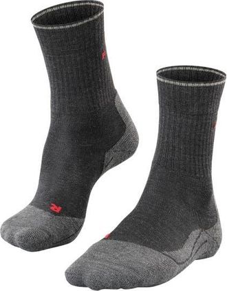 Falke TK2 Explore Wool Silk Hiking Socks in Anthracite Melange at Nordstrom, Size Small