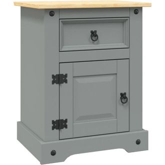 vidaXL Corona Pin Mexicano Cabeceira Tabla 53x39x67 Cm Gray