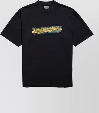 Balenciaga medium fit t shirt short sleeve print