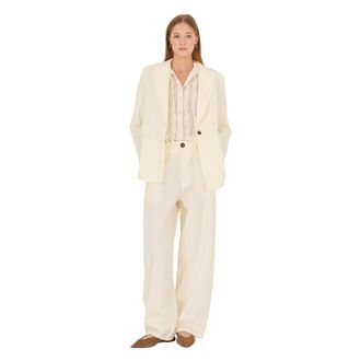 Souvenir Wide Trousers, female, White, Size: M Maya Trousers