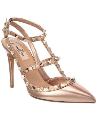 Valentino Rockstud Caged 100 Leather Pump