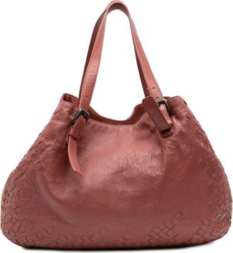Bottega Veneta Pre-owned Bottega Veneta Large Intrecciato Trimmed Nappa Cesta Tote BO1545820P