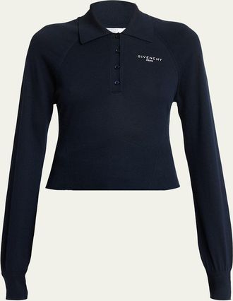 Givenchy Long Sleeve Polo Shirt