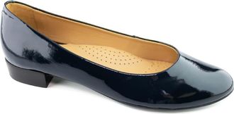Marc Joseph New York Madison Leather Flat in Navy Soft Patent at Nordstrom, Size 7.5