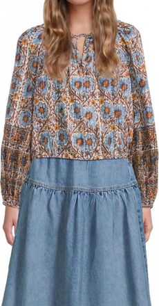 Ulla Johnson Silva Blouse In Caspia