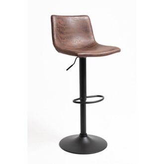 Regalos Miguel Regalos Miguel - Taburetes Cocina - Taburete Yatis Polipiel Marr&oacute;n Vintage