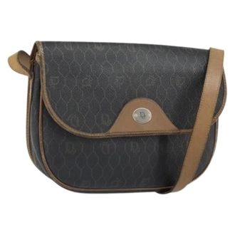 Dior Pre-owned Cross Body Bags, female, Black, Size: ONE SIZE Pre-owned Vintage Plastic Shoulder Bag