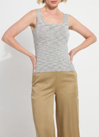 Lyss&eacute; Junie Space Dye Rib Tank