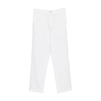 Les Deux Straight Trousers, male, White, Size: W29 Linen Comfort Suit Pants