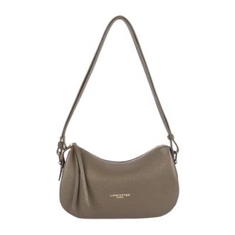Lancaster Dune Schoudertas - Dames - Tassen - Groen - Maat: ONE Size Leer