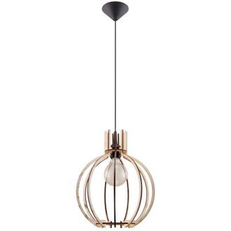 Wonderlamp L&aacute;mpara Colgante Zarati Madera Natural