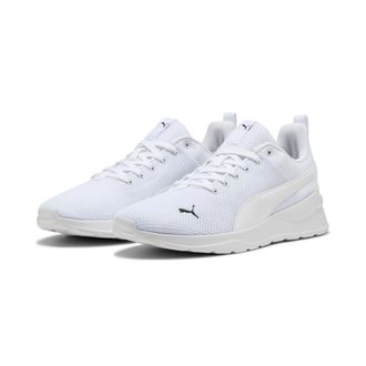 Puma Sneaker PUMA ANZARUN LITE, Damen, Gr. 42,5, weiss (puma wei&szlig;, puma wei&szlig;), Textil, Schuhe Sneaker