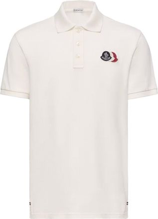 Moncler TRIPLE LOGO POLO Size: XXL, colour: WHITE