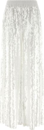 Norma Kamali White Nylon Casual Womens Pants