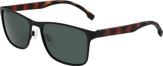 Nautica N103SP Polarized 005 Mens Sunglasses Black Size 55