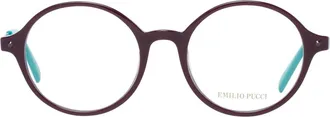 Emilio Pucci Womens Burgundy Plastic Glasses (frames) Accessory