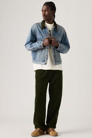 Levi's Pantaloni in velluto a coste Levis x Barbour 578 Baggy - Uomo - 29 - Verde / Ancient Tartan