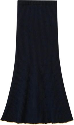 Rodebjer Rokken, Dames, Blauw, L, Katoen, Fly Skirt