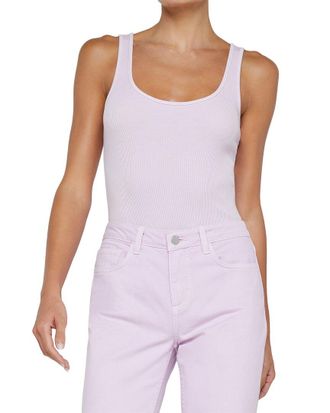 L'agence Lagence Nica Scoop Neck Tank Bodysuit
