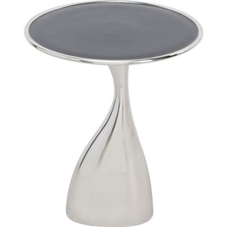 Kare Design Mesa auxiliar spacey plata 36cm