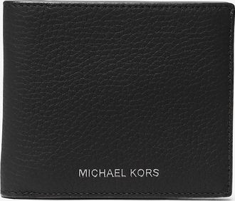 Michael Kors Hudson Pebbled Leather Billfold Wallet