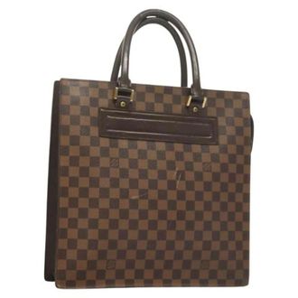 Louis Vuitton Tweedehands Canvas Louis Vuitton tassen - Dames - Pre-owned - Bruin - Maat: ONE Size Leer