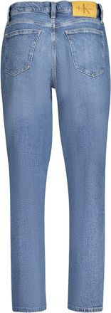 Calvin Klein Cotton Mom Jeans - Blue