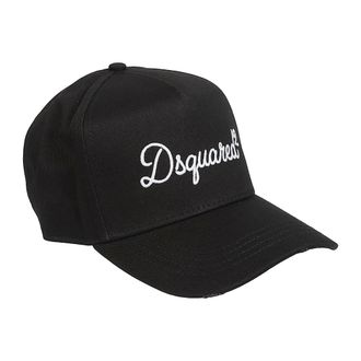 Dsquared2 Signature Baseball Cap - Heren - Petten - Zwart - ONE Size - Accessoires