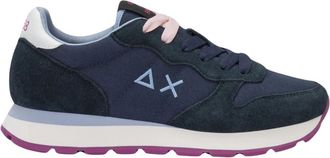 Sun 68 Ally Solid - Dames - Sneakers - Blauw - 36 EU - Leer - Schoenen