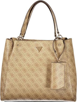 Guess Lorella Logo Bag - Dames - Shoppers - Beige - ONE Size - Tassen