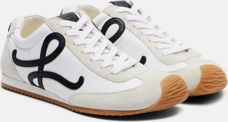 Loewe Ballet Runner 2.0 suede-trimmed sneakers