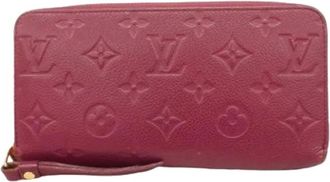 Louis Vuitton Pre-owned Clutches, female, Red, Size: ONE SIZE Pre-owned Fabric Wallet