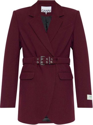 Ganni Future Twill Suiting Blazer