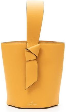 La Portegna Julieta Shoulder Bag Minimalist Lines And Timeless Design in Yellow at Nordstrom