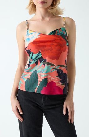 Marciano Roma Print Sleeveless Top in Open at Nordstrom, Size 0 Us