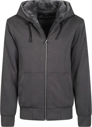 Moose Knuckles Uomo, Felpe, Grigio, XL, new