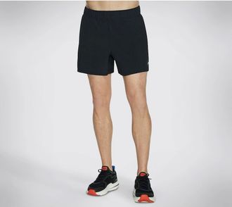 Skechers Mens Skechers Performance Razor Polyester Mens Black Activewear Shorts - Size: 33/32/32