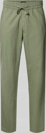 Matinique Straight Fit Leinenhose mit elastischem Bund Modell Barton in Hellgruen, Gr&ouml;&szlig;e XXL