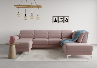 Sit&more Wohnlandschaft »Sinatra U-Form« optional mit Kopfteilverstellung und Armteilfunktion etc