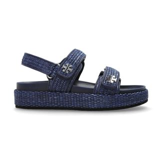 Tory Burch Dames, Schoenen, Blauw, Maat: 35 1/2 EU Leer