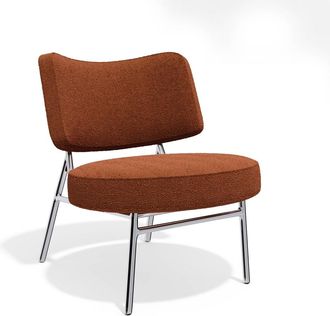 Sia Home Sill&oacute;n de sal&oacute;n tejido de rizo terracota