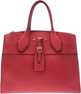 Louis Vuitton Pre-owned Handbags, female, Red, Size: ONE SIZE Pre-owned City Steamer MM Handbag